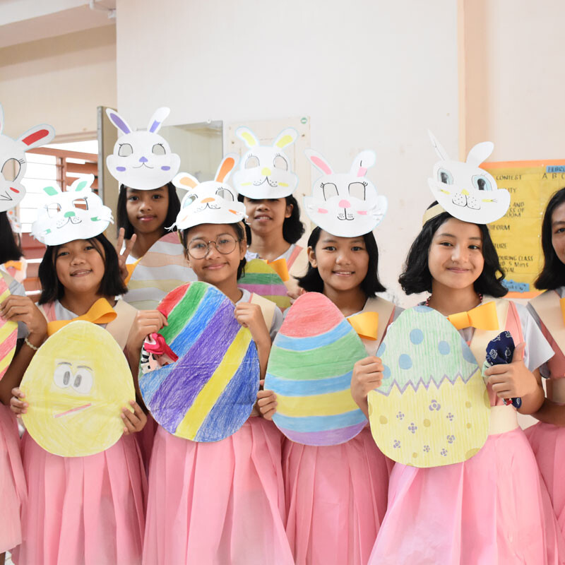 Fête de Pâques dans notre Village pour Filles aux Philippines